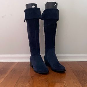 VINCE CAMUTO boots in Navy Blue Suede